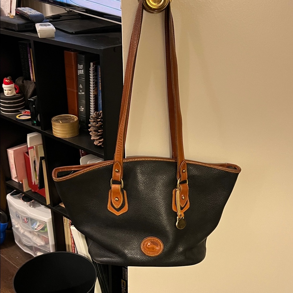 Dooney & Bourke Black and Brown Tote